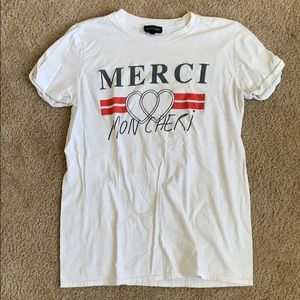 Topshop merci mon Cheri top
